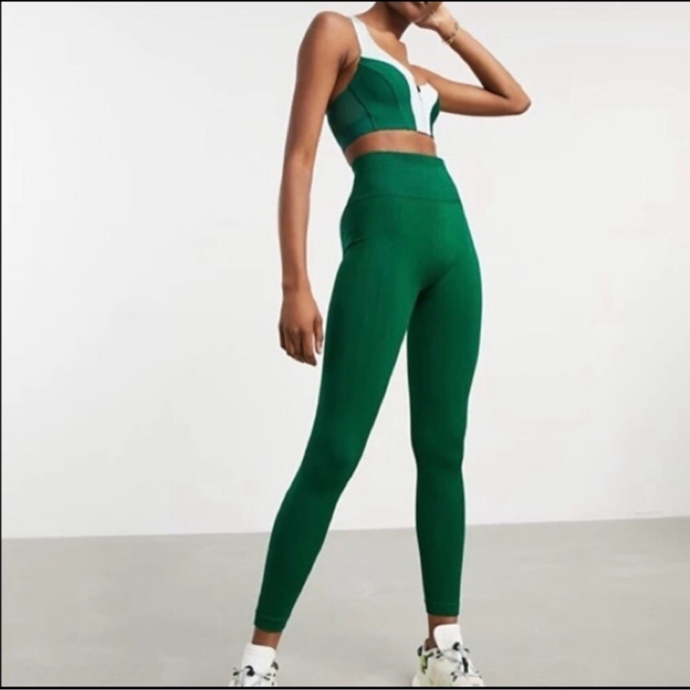 IVY PARK x Adidas 3 Stripes Leggings Green Size XXS